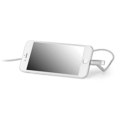 Cavo di ricarica per smartphone colore argento