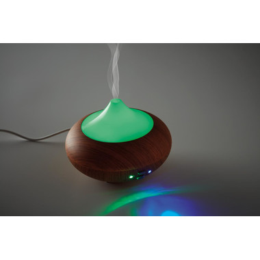 Diffusore di aromi con luci colore marrone