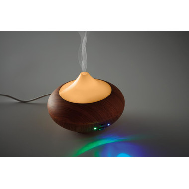 Diffusore di aromi con luci colore marrone