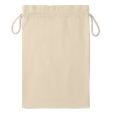 Sacca grande in cotone naturale colore beige