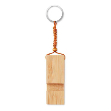 Portachiavi e stand telefono in bamboo colore legno
