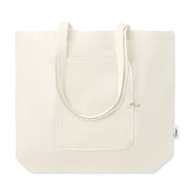 Shopper pieghevole ecologica colore beige