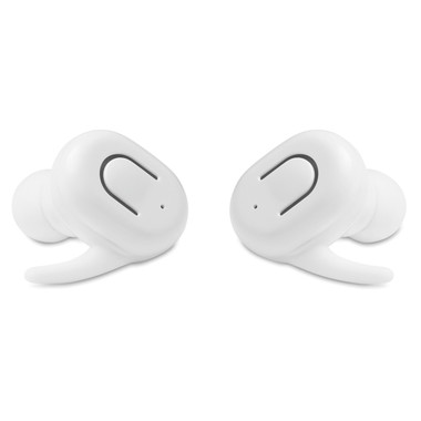 Set 2 auricolari wireless Bluetooth TWS 5.0 colore bianco