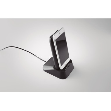 Powerbank 10.000 mAh e caricatore wireless colore nero
