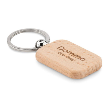 Portachiavi rettangolare in legno colore legno