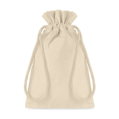 Sacca Piccola in cotone naturale colore beige MO9728-13