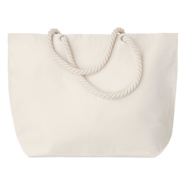 Borsa mare con manici in corda colore beige MO9813-13