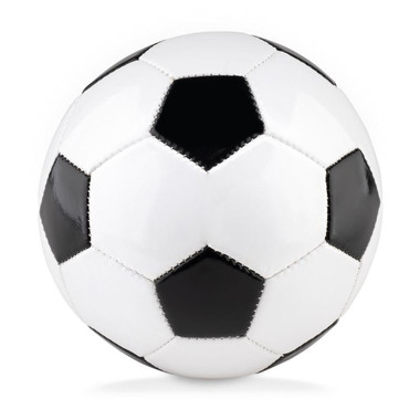 Pallone da calcio 15cm colore bianco/nero