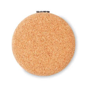 Specchietto doppio in sughero colore beige