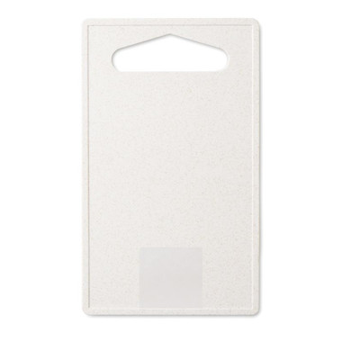 Tagliere in fibra di bamboo colore bianco