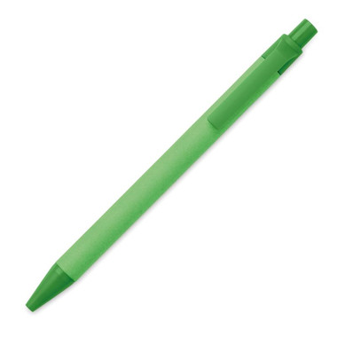 Penna a sfera in PLA di mais colore lime