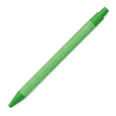 Penna a sfera in PLA di mais colore lime