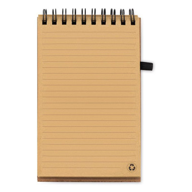 Notebook in sughero A6 con penna colore nero