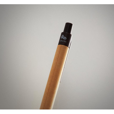 Penna in caffè e ABS colore marrone