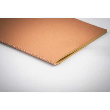 Notebook A5 con fogli in carta riciclata colore beige