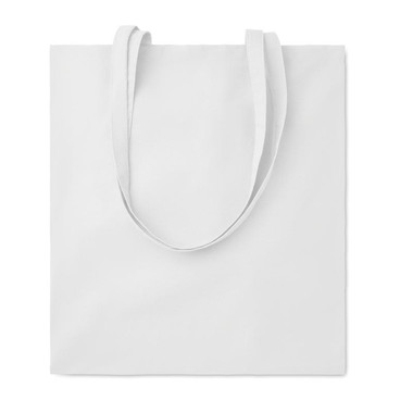 Shopper in cotone colorato da 180gr colore bianco MO9846-06