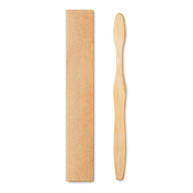 Spazzolino da denti in bamboo colore nero