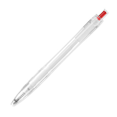 Penna a sfera Ialia in RPET colore rosso