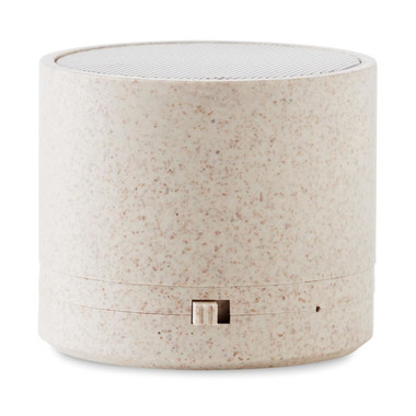 Speaker bluetooth in paglia colore beige