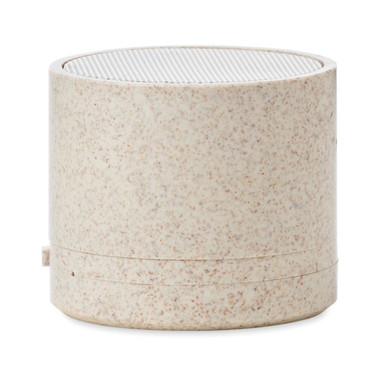 Speaker bluetooth in paglia colore beige