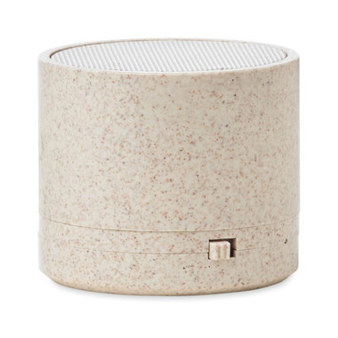 Speaker bluetooth in paglia colore beige