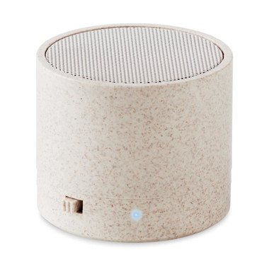 Speaker bluetooth in paglia colore beige