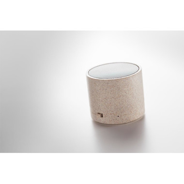 Speaker bluetooth in paglia colore beige