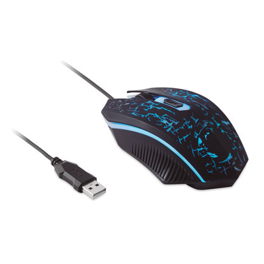 Mouse da gioco con luce colore nero MO9892-03