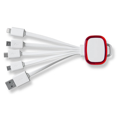 Cavo adattatore multilo con Led colorato