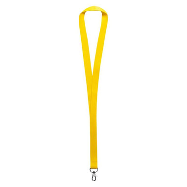 Lanyard in raso con moschettone