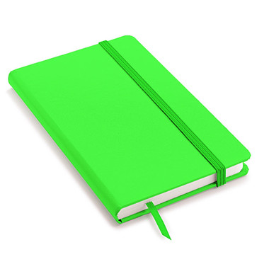 Quaderno A5 con copertina fluo