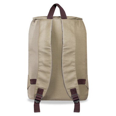 Zaino in canvas con chiusura a strozzo