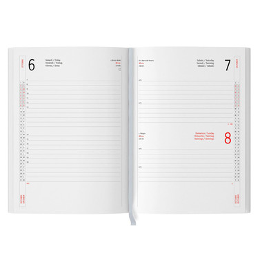 Agenda 15X21 portafoglio 2024 con flap portacards