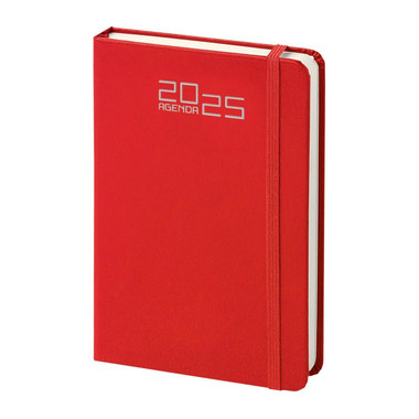 Agenda 2025 settimanale notes rosso
