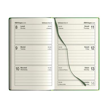 Agenda 2026 settimanale notes interno