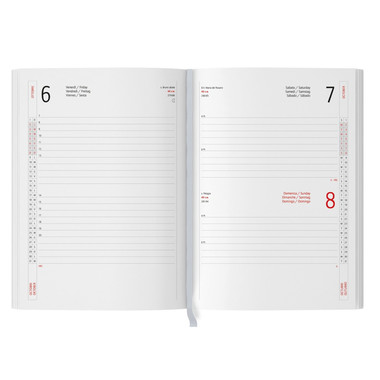 Agenda flessibile 2025 giornaliera 15X21 interno