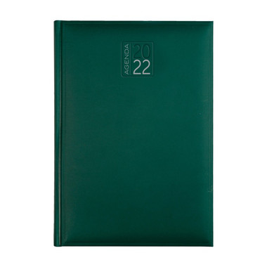 Agendina 2022 bi-giornaliera tascabile verde