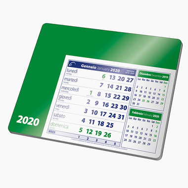 Calendario da tavolo mouse pad 2021