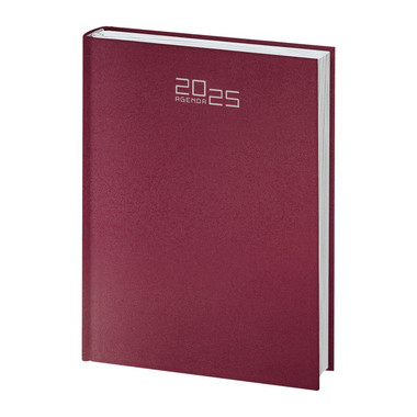 PB530 Agenda 2025 giornaliera bordeaux