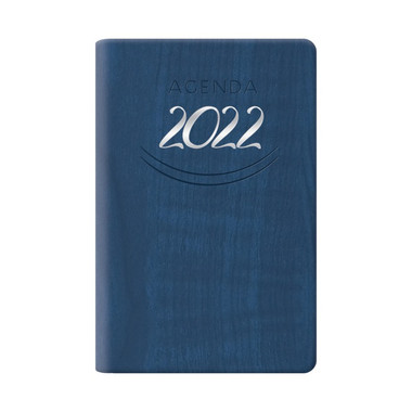Agenda 2022 bigiornaliera tascabile blu