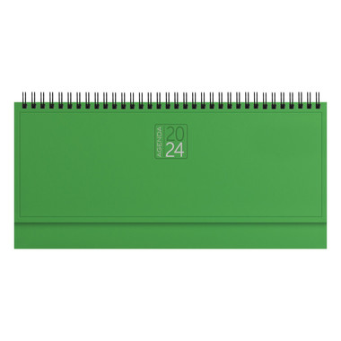 Planning base settimanale da scrivania 2024 verde lime