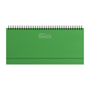 Planning base settimanale da scrivania 2025 verde lime