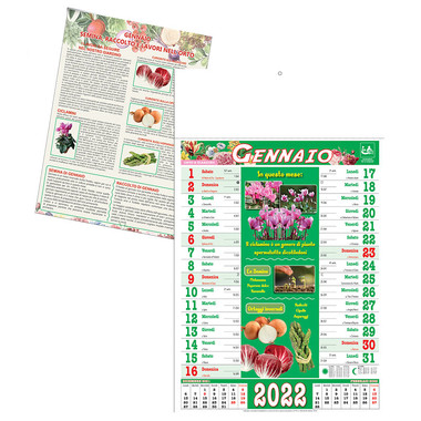 Calendario Orto e Giardino 2022 dettaglio