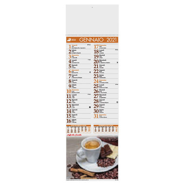 Calendario silhouette caffè e caffetteria 2021