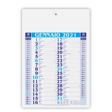 Calendario olandese medio 2021