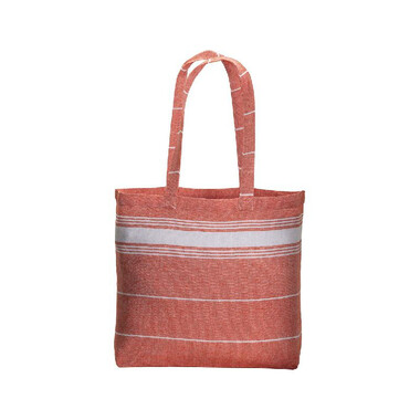 Borsa shopper cotone fouta 48x35x12 grig colore arancione