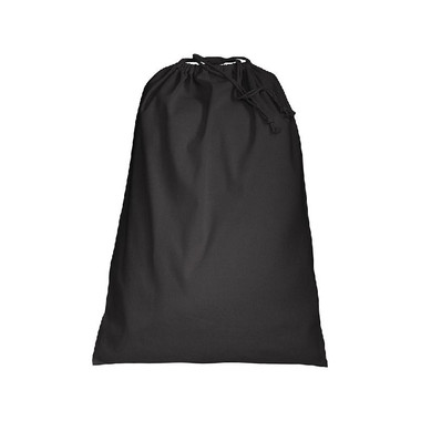 Sacchetto in cotone con chiusura a strozzo colore nero