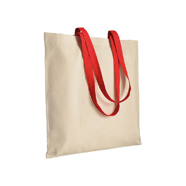 Shopper 220g in cotone  colore rosso