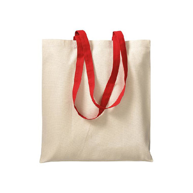 Shopper 220g in cotone  colore rosso