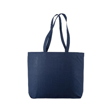 Shopper Desy colorata con manici lunghi colore blu